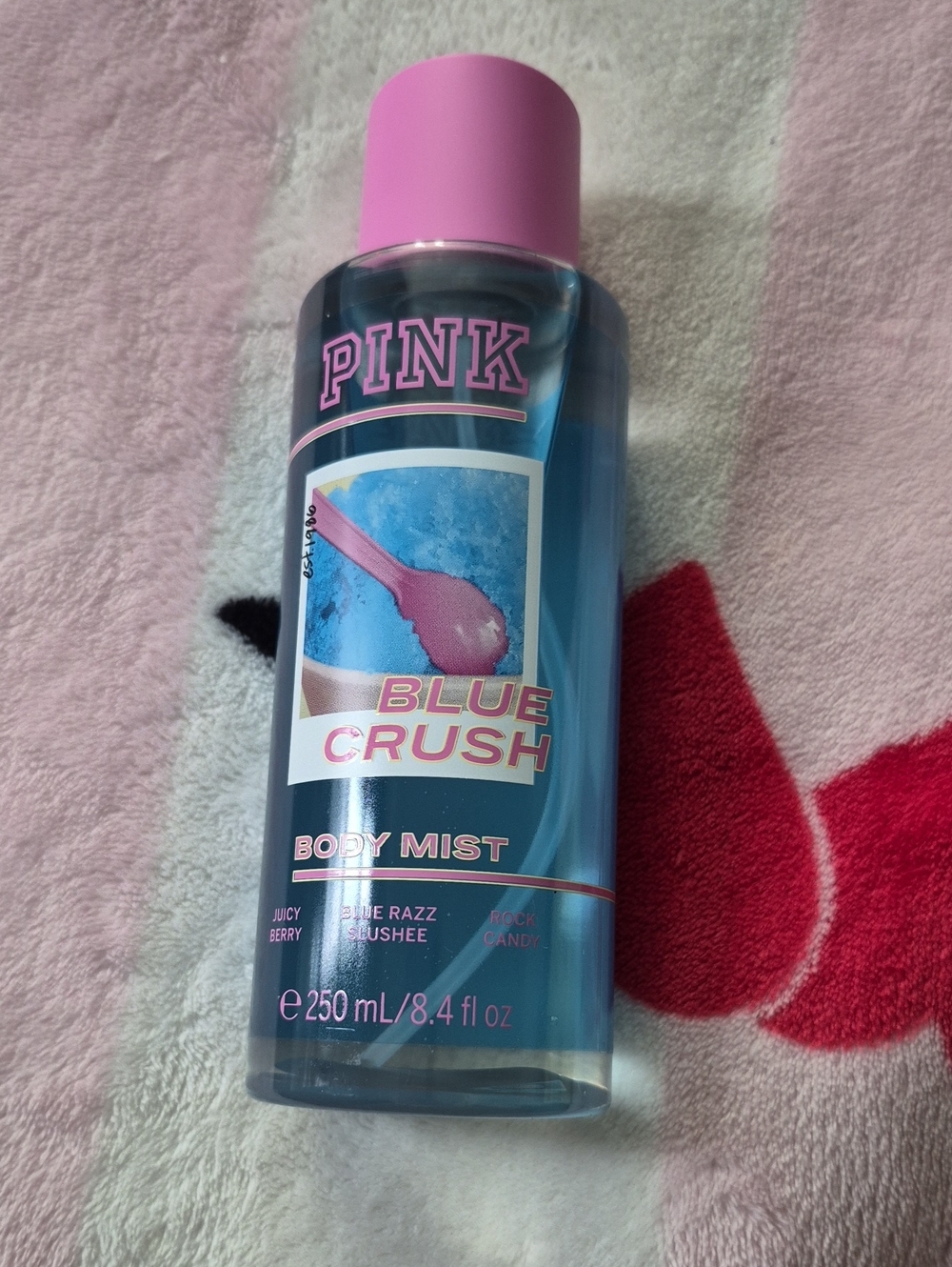 PINK Victoria's Secret Blue Crush Body Mist - Pink & Blue